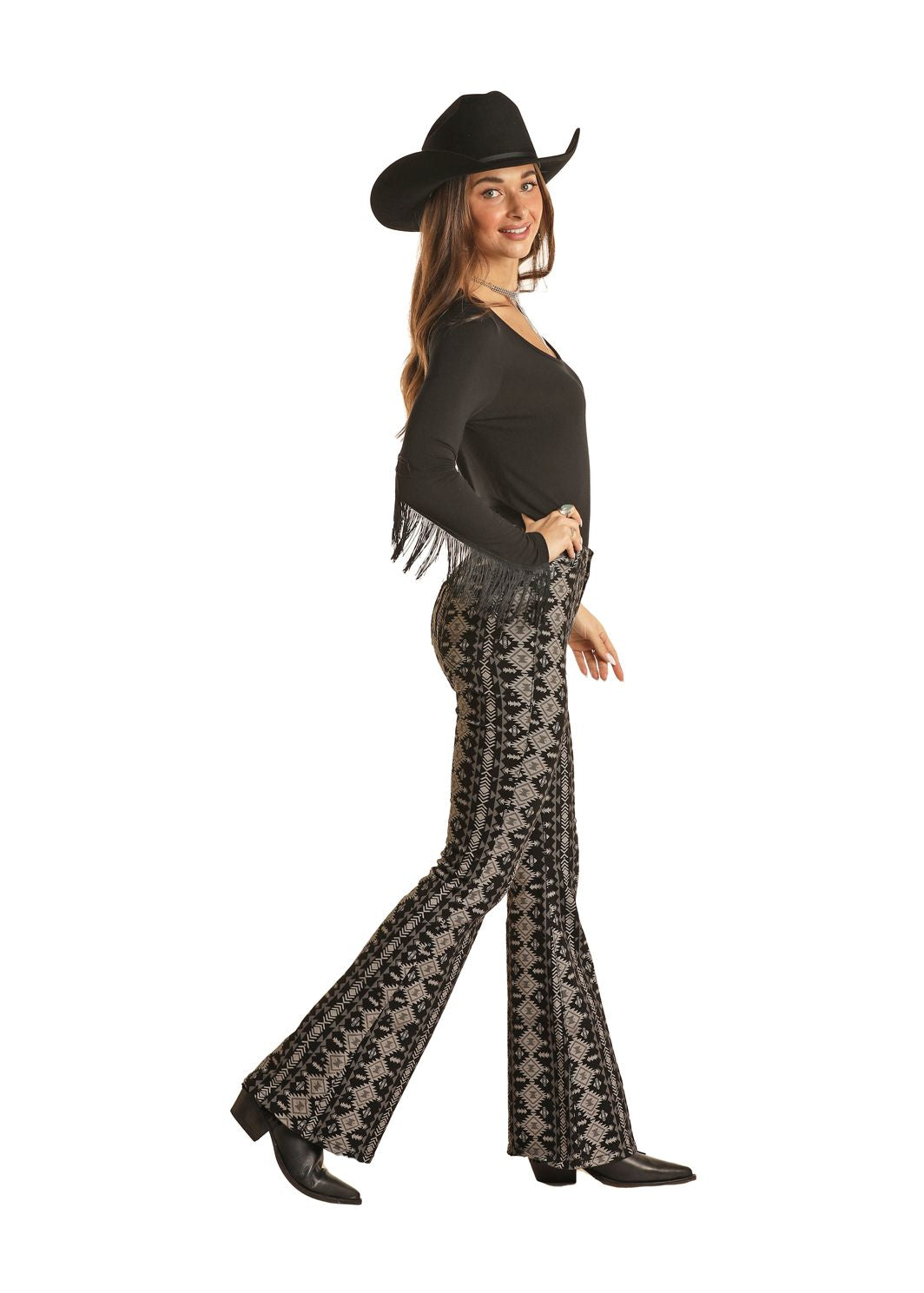 The Gunsmoke Aztec Flare by Rock & Roll Denim