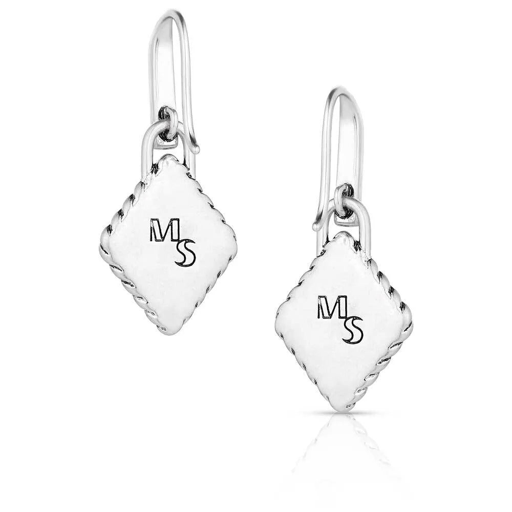 The High Noon Cobblestone Earrings by Montana Silversmiths