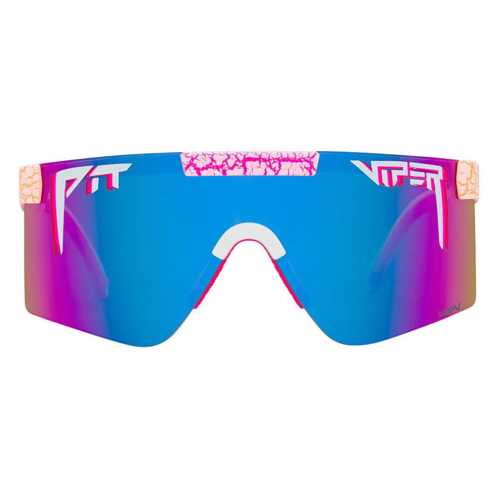 The Original 2.0 Aftershock HDPV Polarized Blue-Purple Sunglasses by Pit Viper - Wide