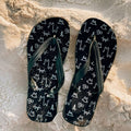 Black Ranch Brands Flip Flops