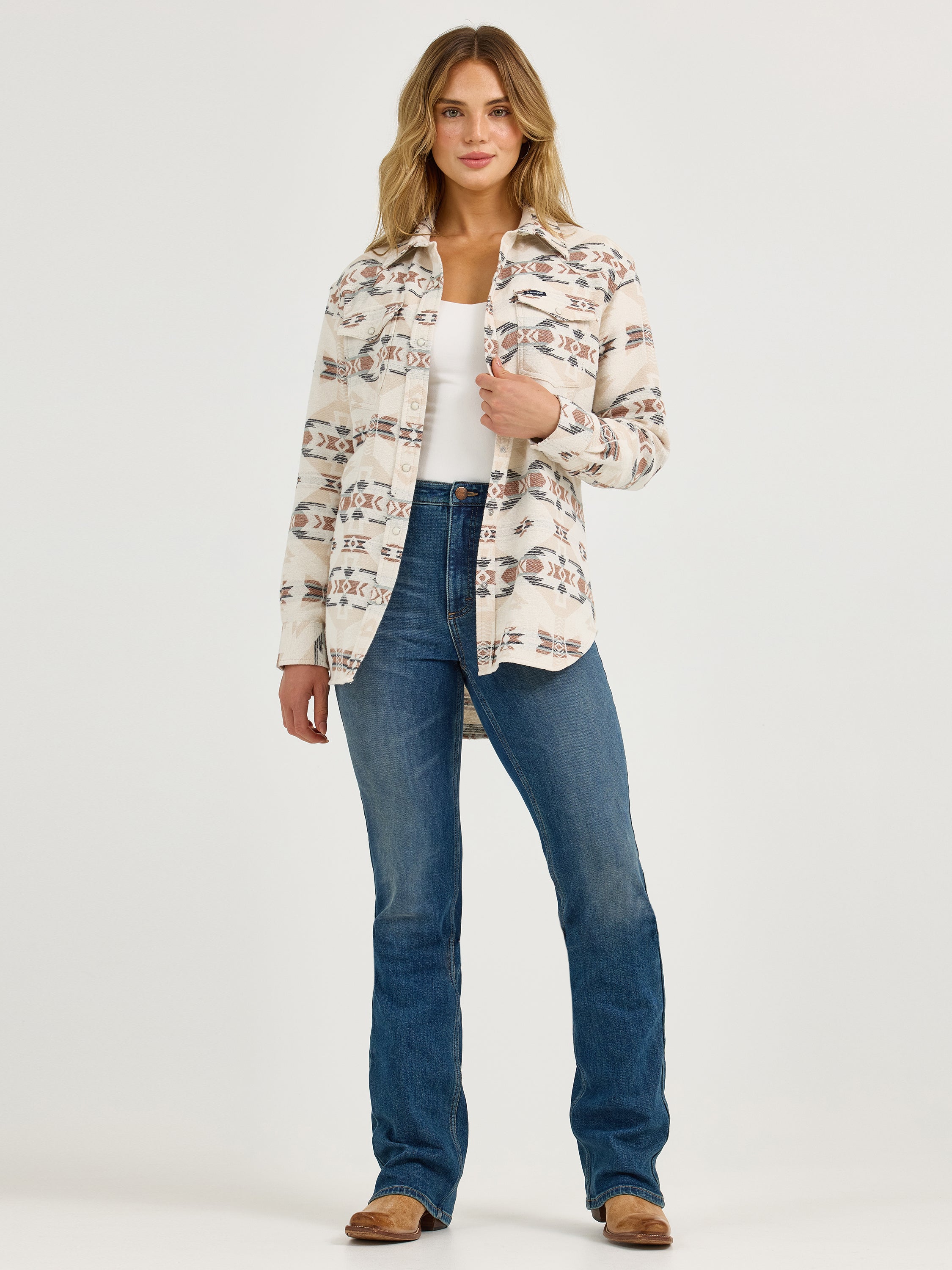 The Abilene Shacket by Wrangler