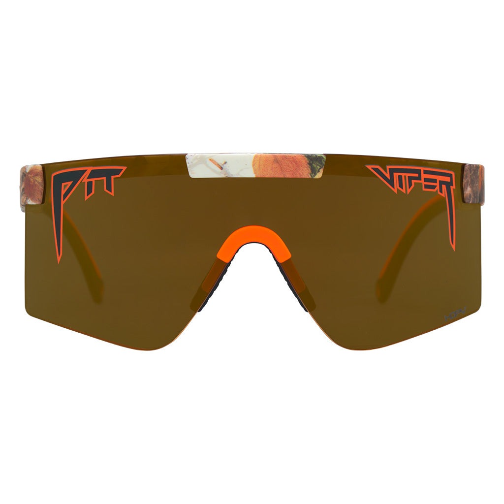 The Original 2.0 Actual Bush in HDPV Polarized Gold Sunglasses by Pit Viper - Narrow