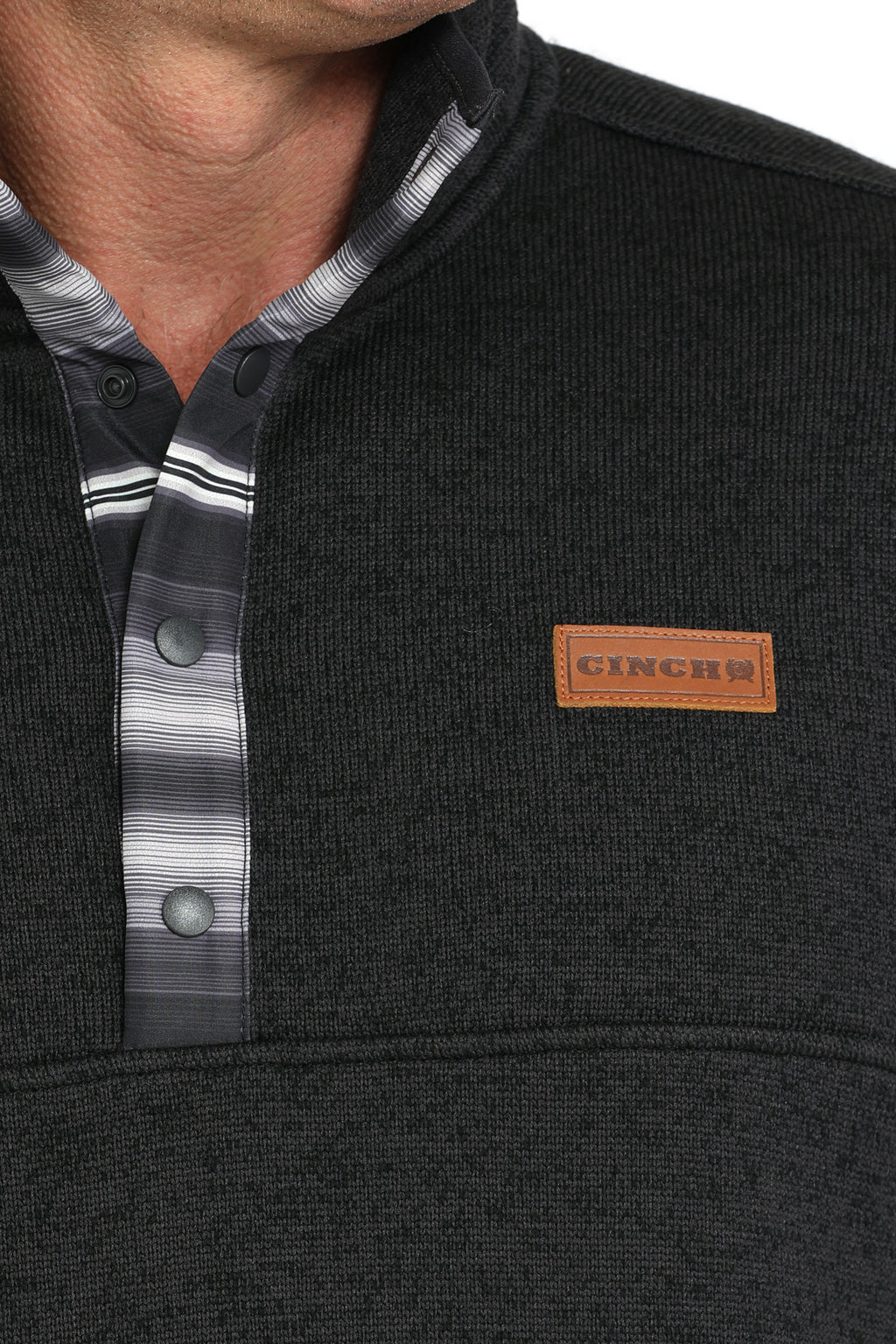 The Black Canyon City Thick Fleece Snap Up Men's by Cinch