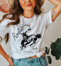 Let’s Rodeo White Tee