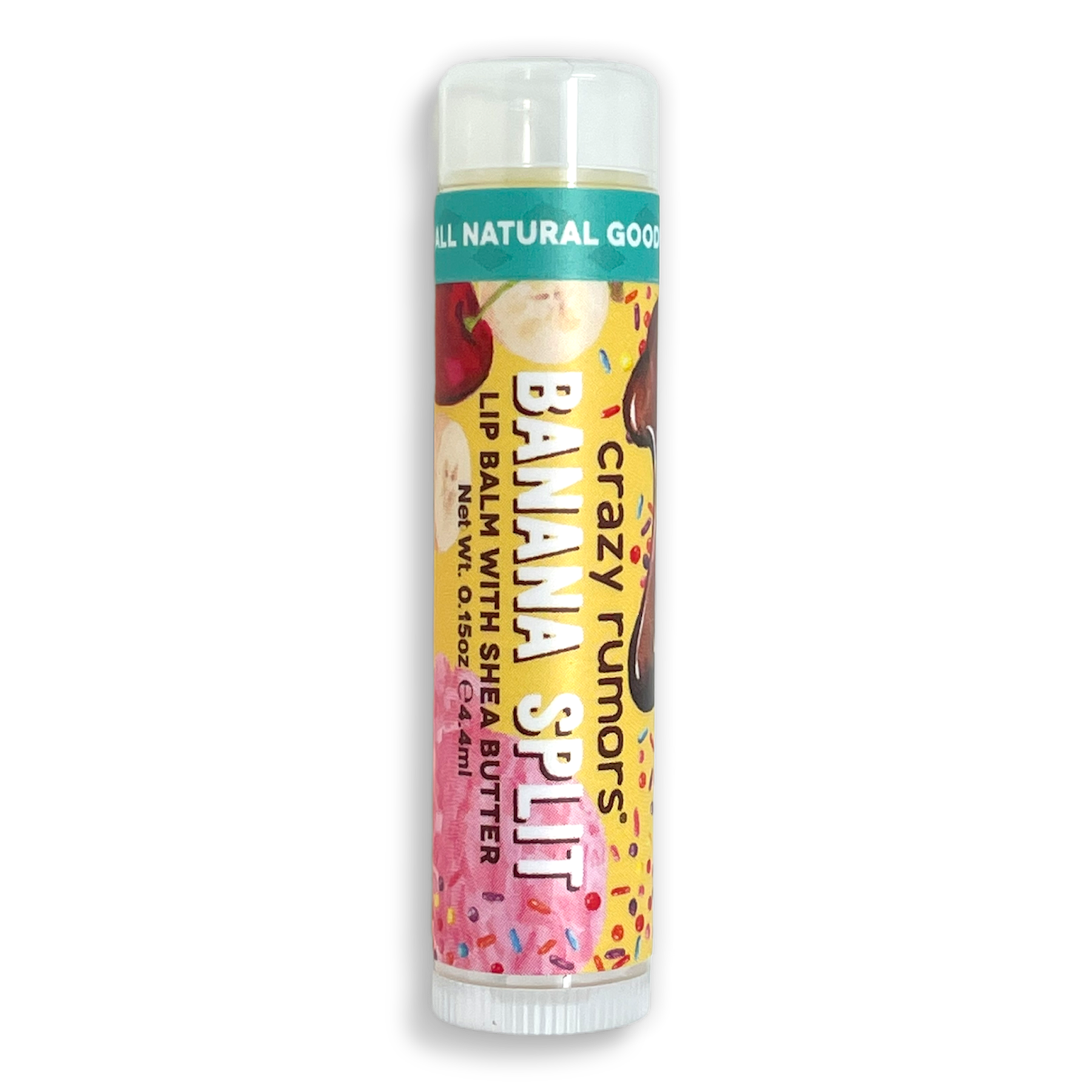 100% Natural Banana Split Lip Balm