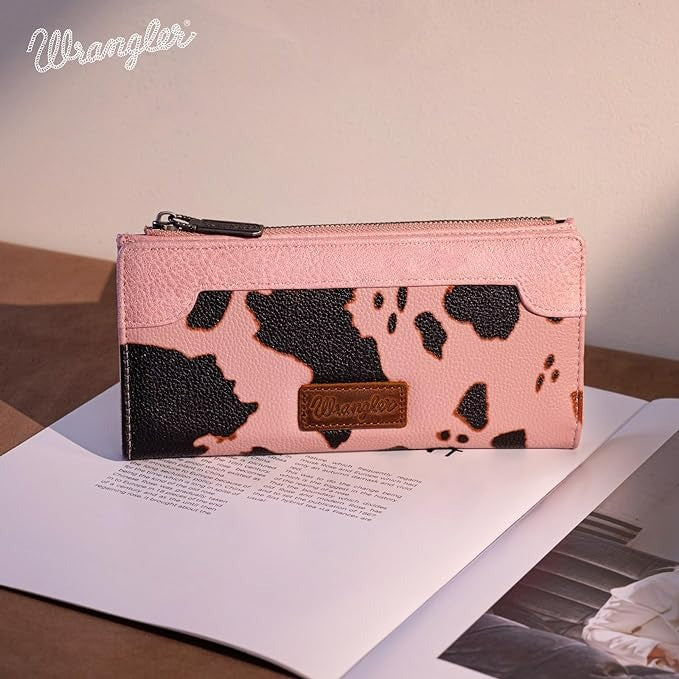 The Dairy Delight Bifold Wallet by Wrangler - Pink