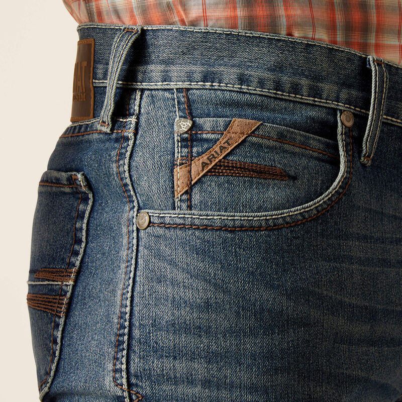 ARIAT Men's M1 Vintage Trevan Straight Leg Jeans