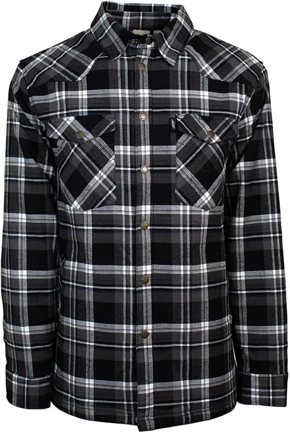 The Rock Creek Sherpa Lined Flannel Snap Up Shirt by Hooey