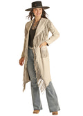 The Silver Spade Jacket by Powder River Outfitters - Bone White/Tan