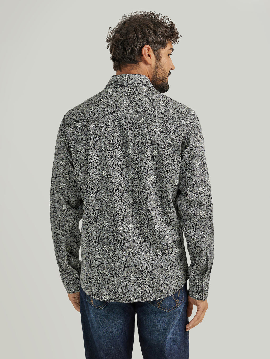 Midnight Cowboy Pearl Snap Shirt by Wrangler