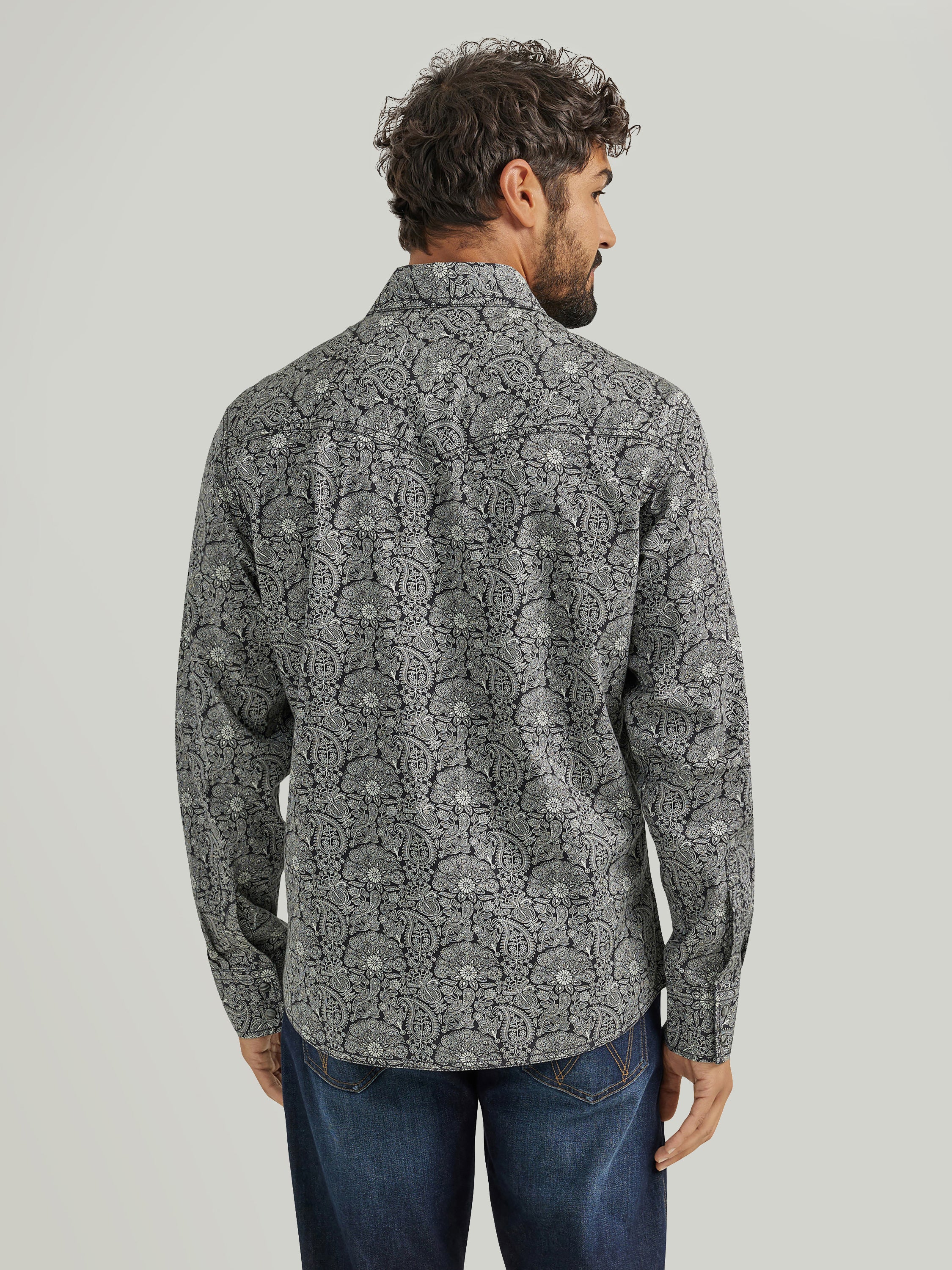Midnight Cowboy Pearl Snap Shirt by Wrangler