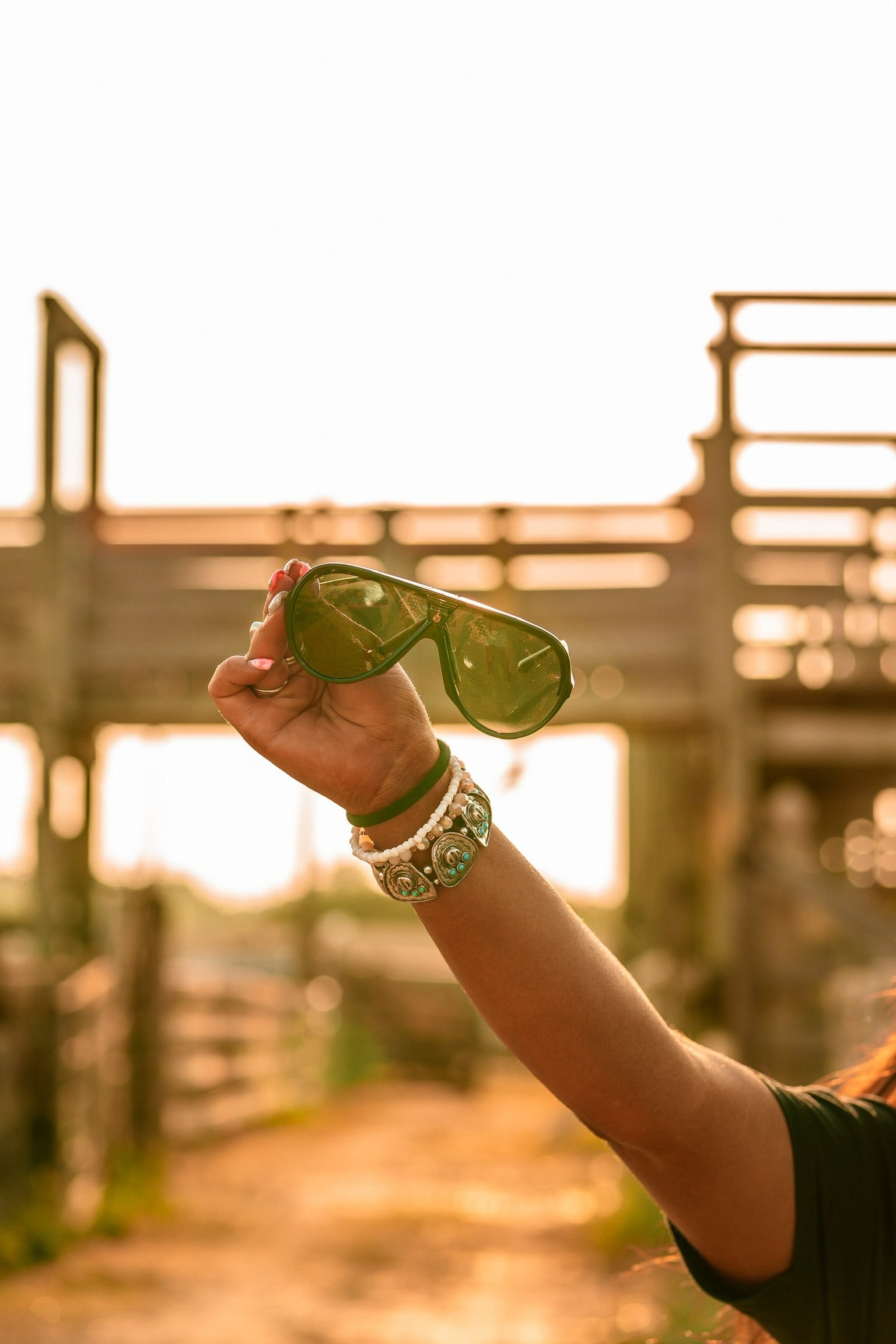 Chute Boss Sunglasses in Midnight by American Bonfire