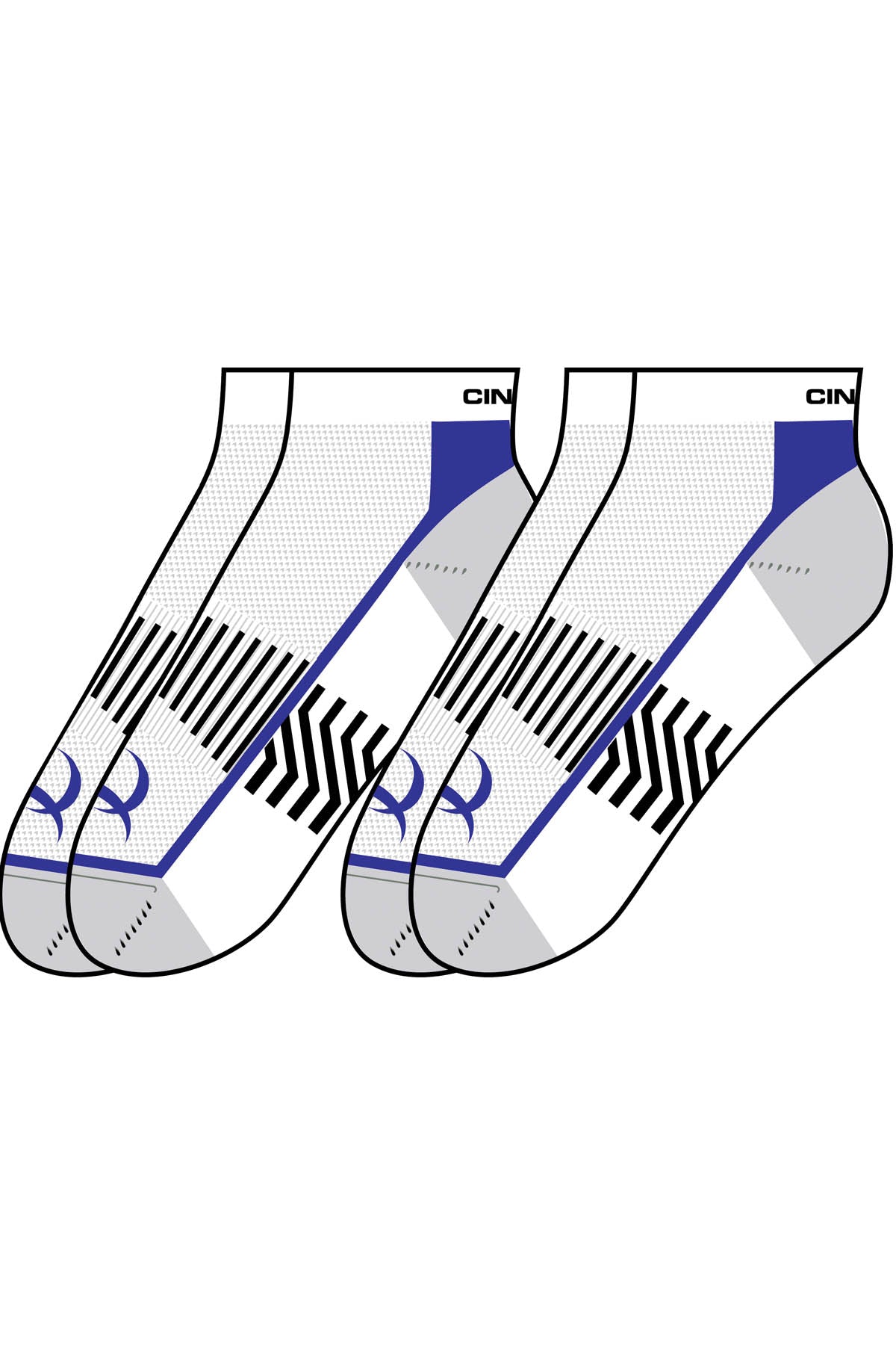 Cinch Athletic Sock - White