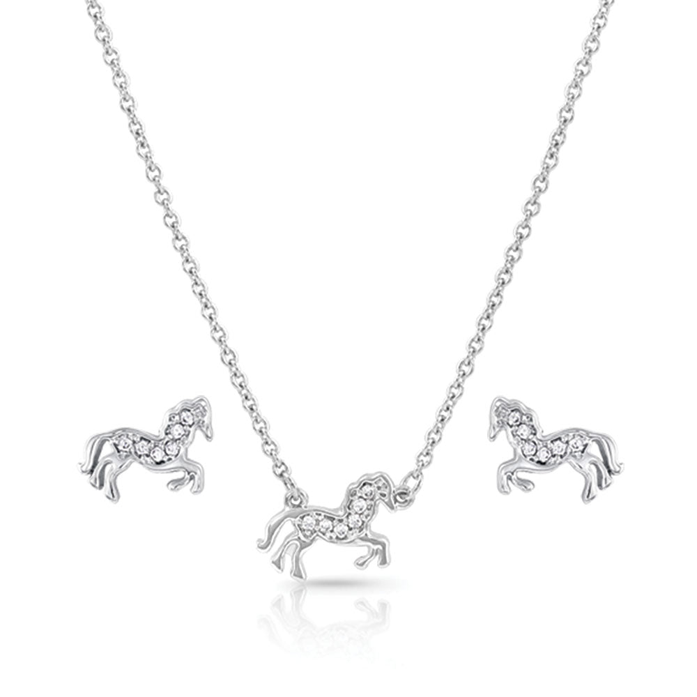 All The Pretty Horses Jewelry Set by Montana Silversmiths