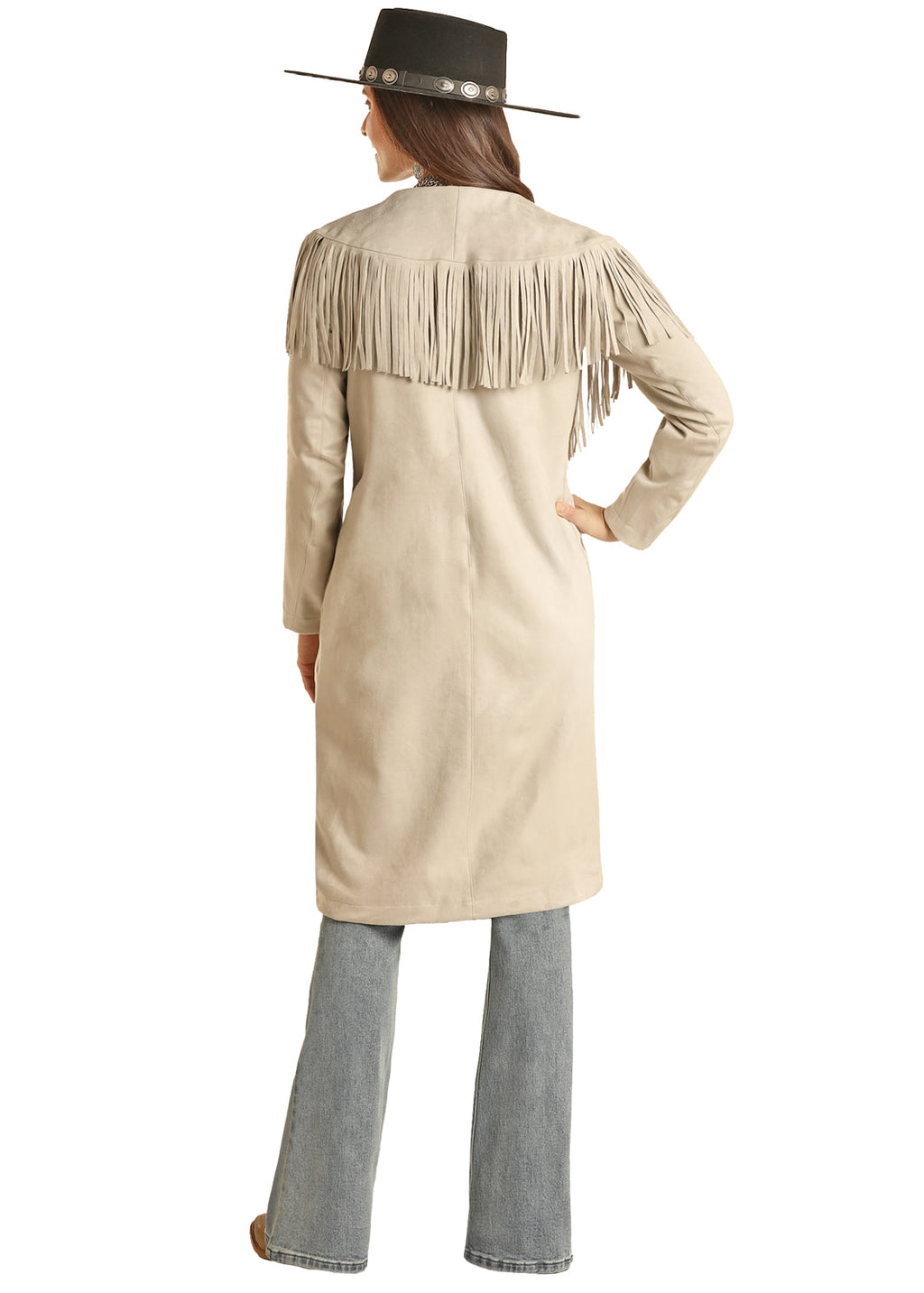 The Silver Spade Jacket by Powder River Outfitters - Bone White/Tan