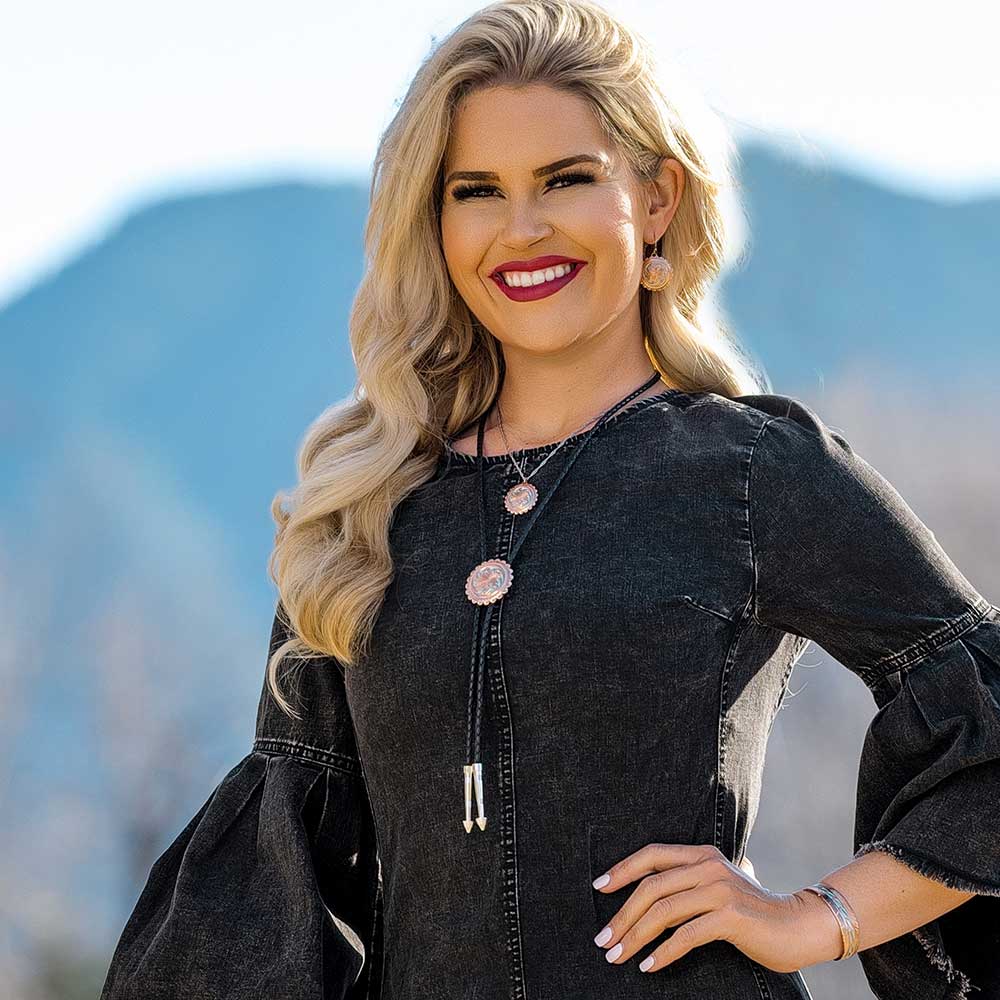 Emma's Sunlight Concho Earrings by Montana Silversmiths