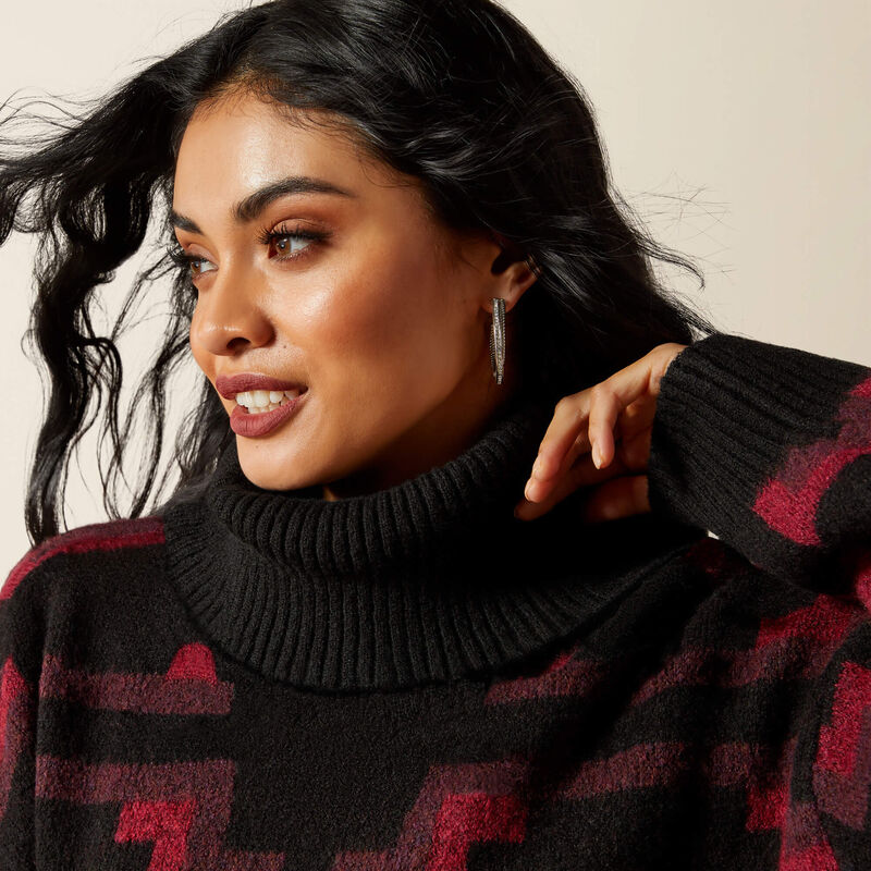 The Licorice Aztec Sweater by Ariat