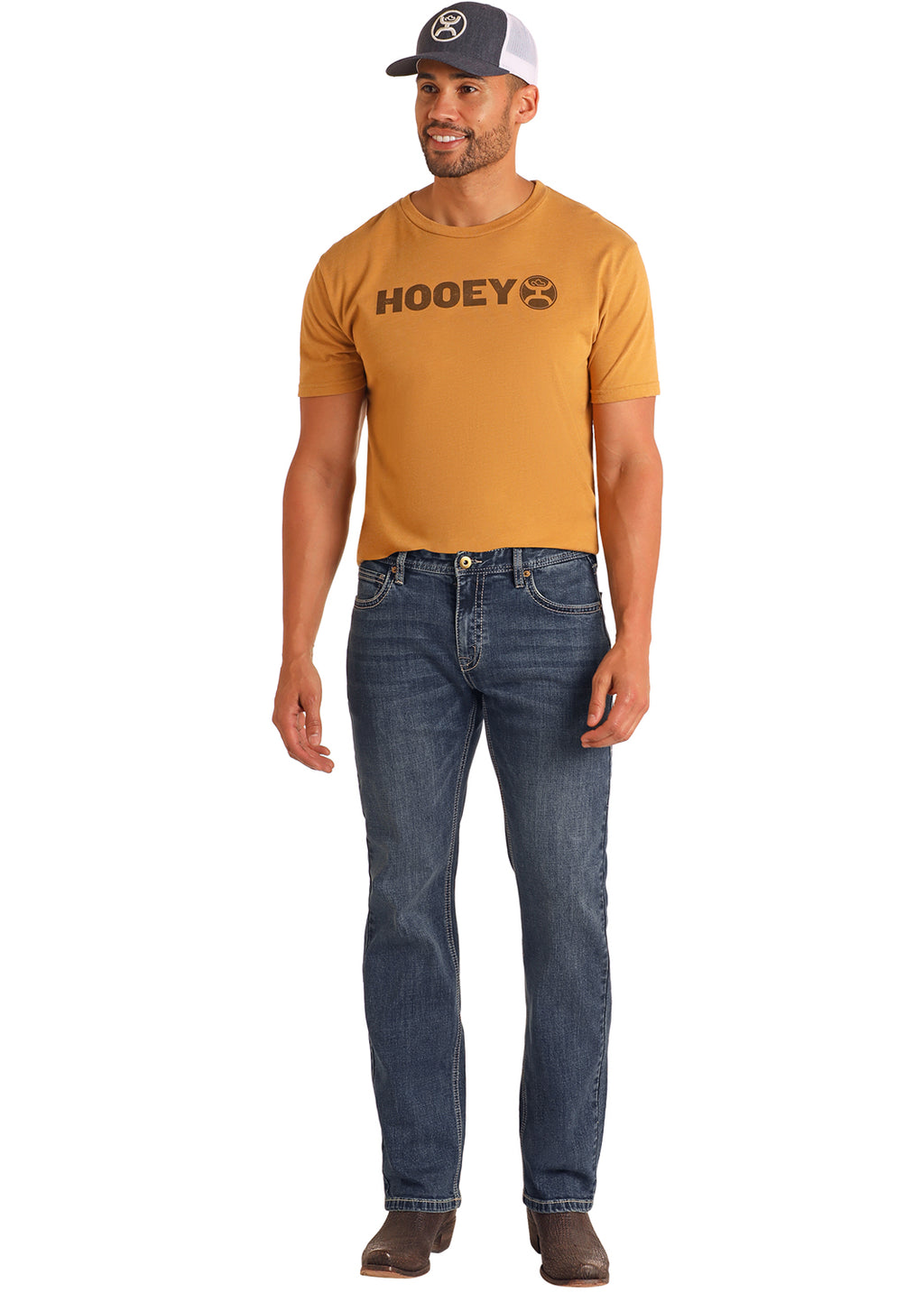 The All Rounder Revolver Slim Straight fit Jeans by Hooey x Rock & Roll Denim