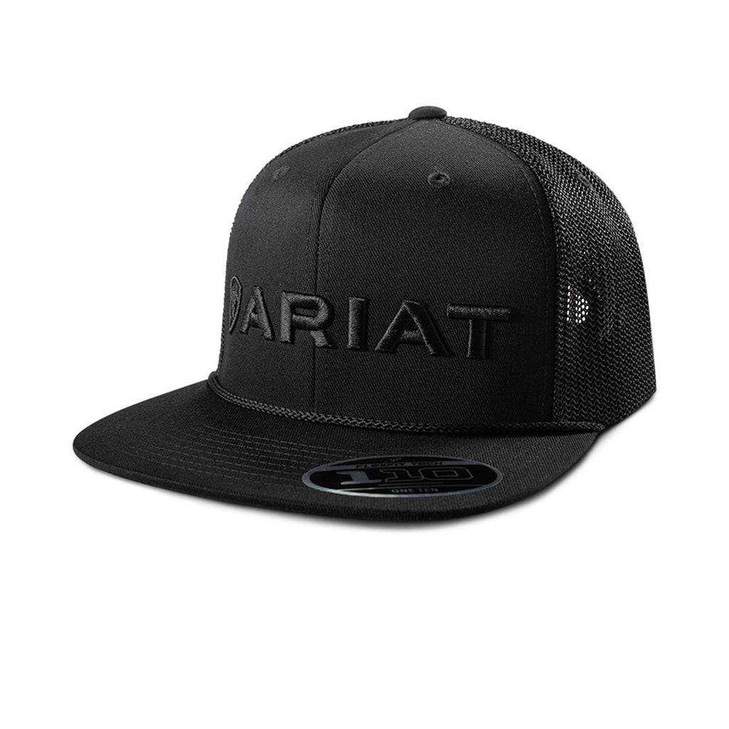 The Top Boss Hat By Ariat in Pure Black