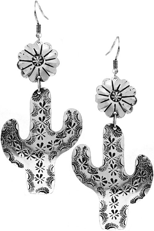 The Tin Cactus Earrings