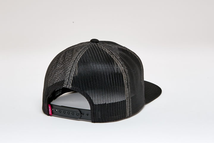 Weekly Trucker Hat in Black embroidery by Kimes Ranch (1)