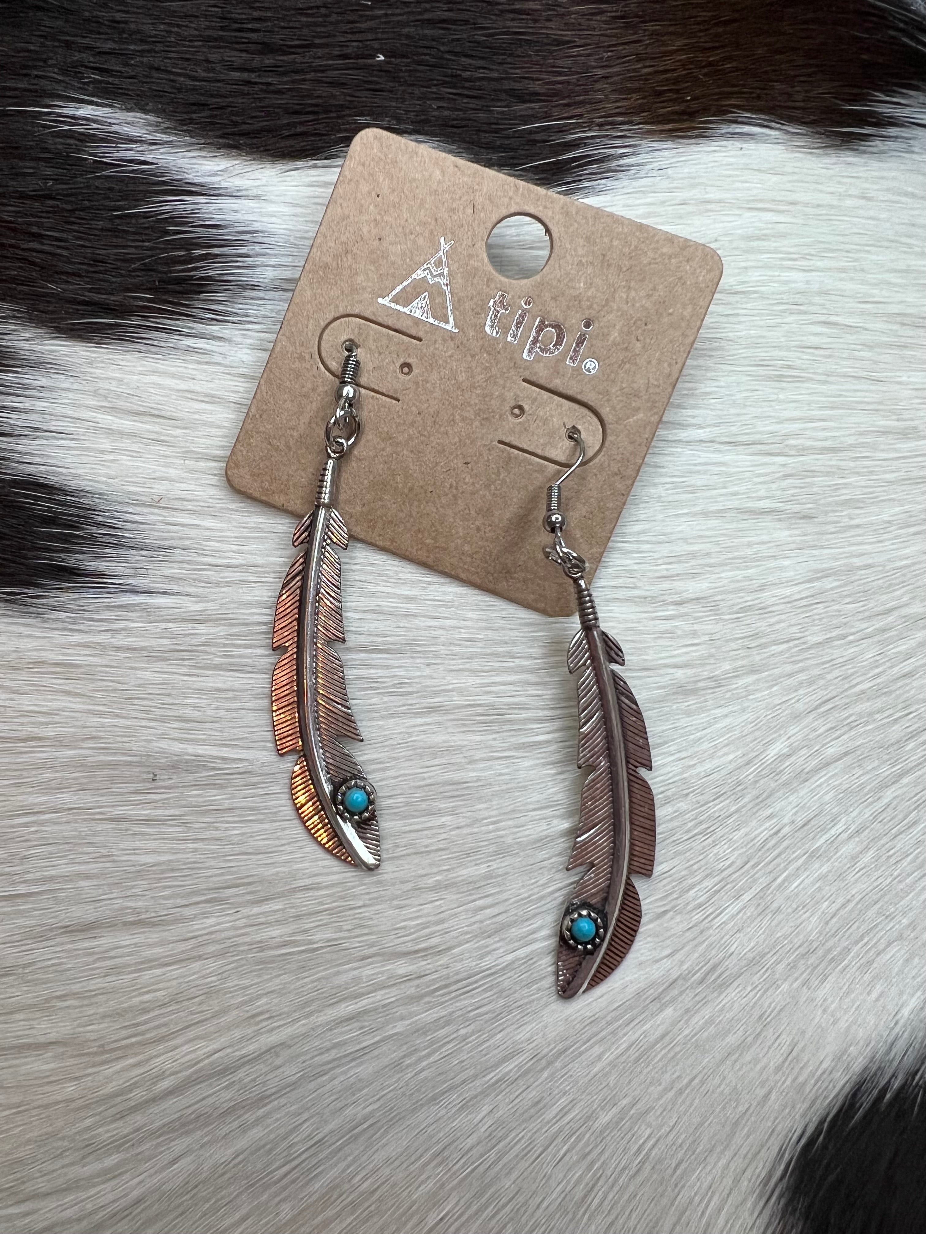 Salinas Feather Earrings