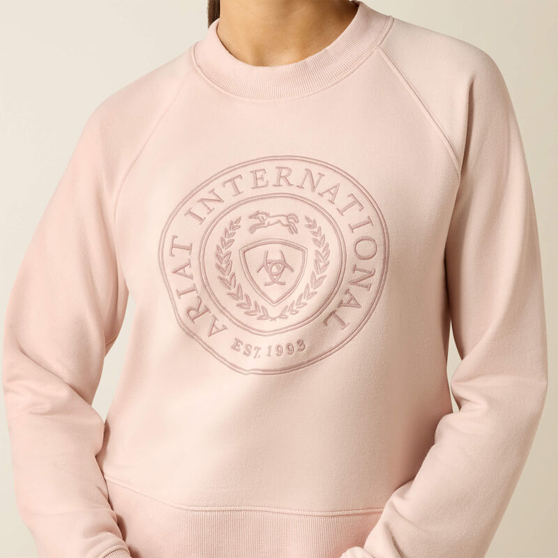 The Martine Women's Fancy Sweatshirt by Ariat in Sepia Rose