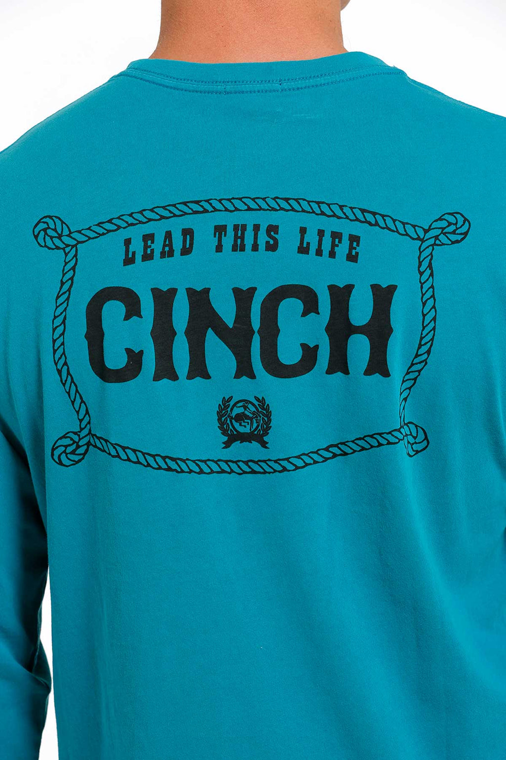 The Nanton Long Sleeve Teal Tee by Cinch