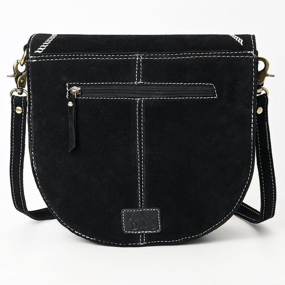 The Boot Stitch Cutie Purse in Licorice by American Darling (Large)