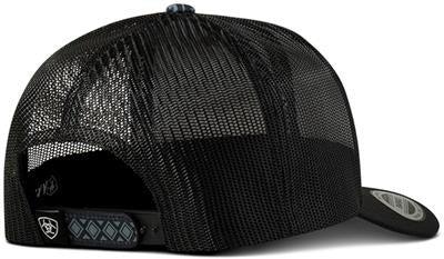 The Rig Boss Hat By Ariat in Denim Aztec