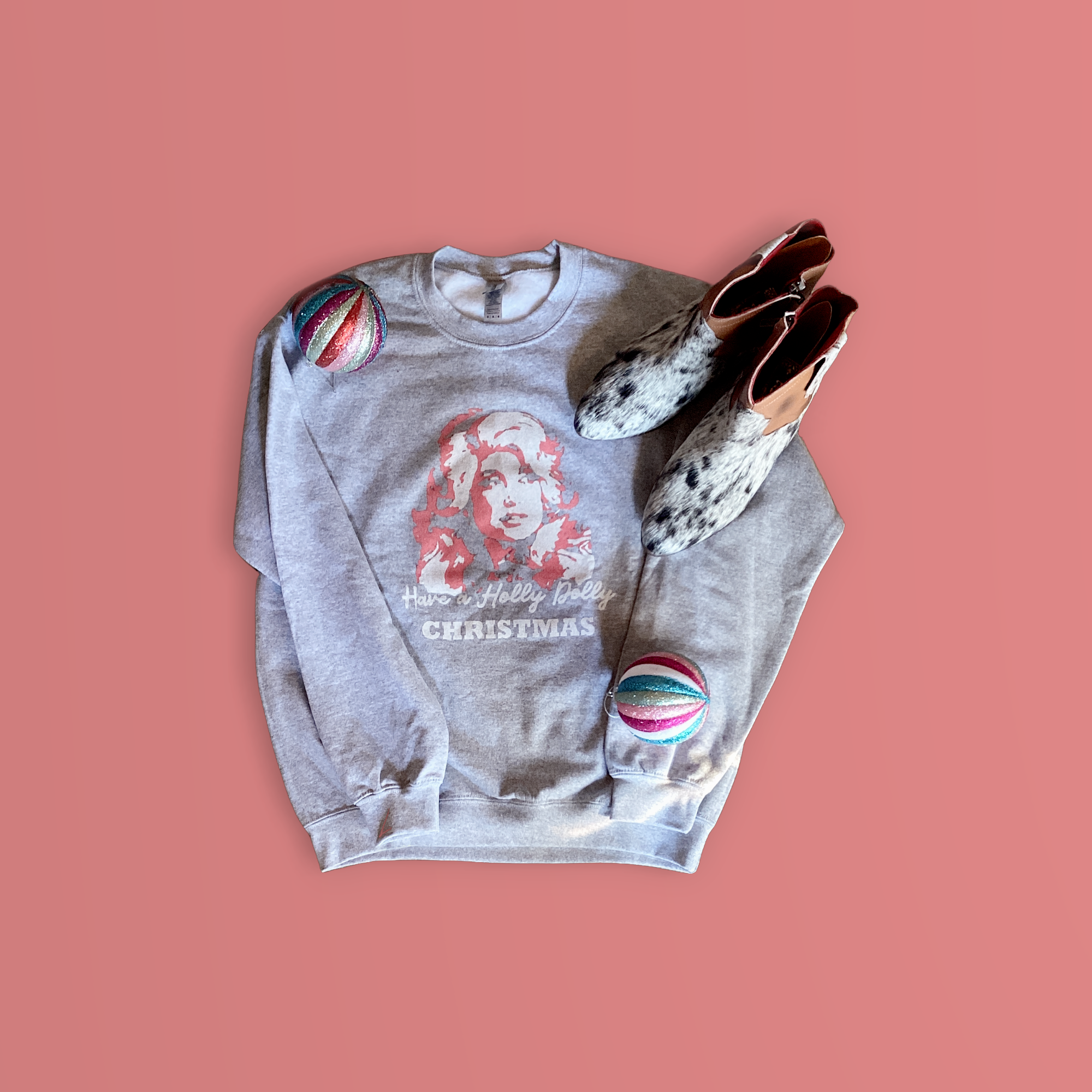 Holly Dolly Christmas Sweatshirt