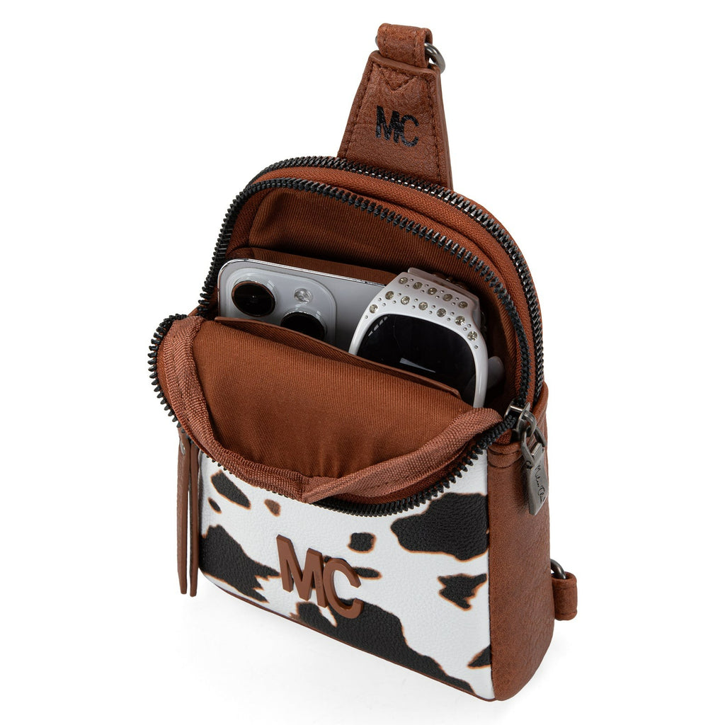 The Dairy Delight Slingbag by Milan Chiva - Brown