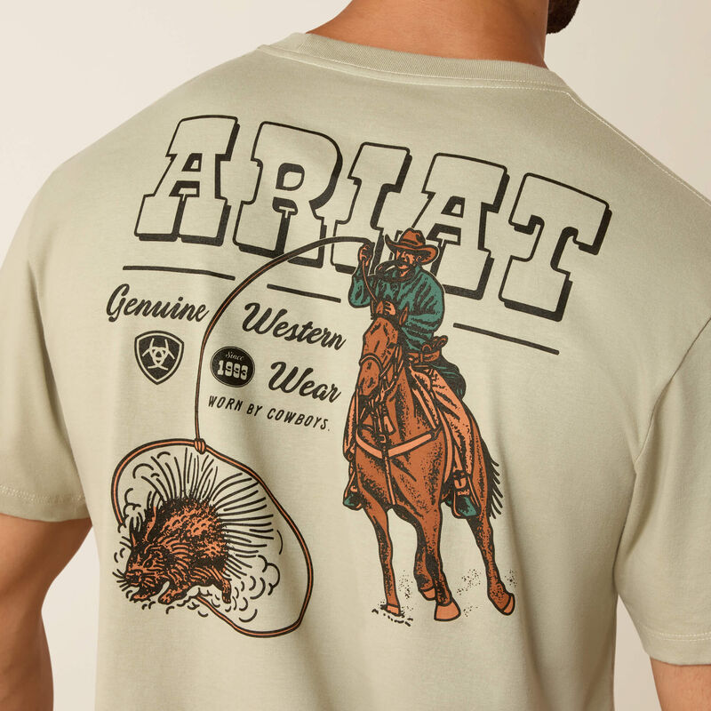 Ariat Men's Porcupine Posse T-Shirt in Avocado