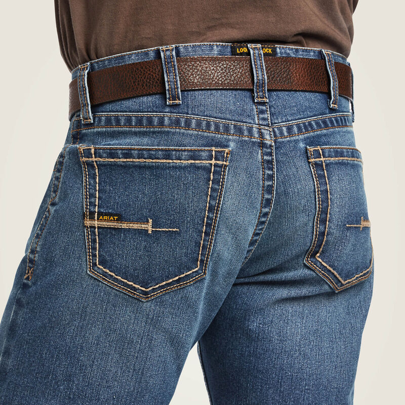 ARIAT Men's Rebar M7 Stackable Straight Leg Jeans