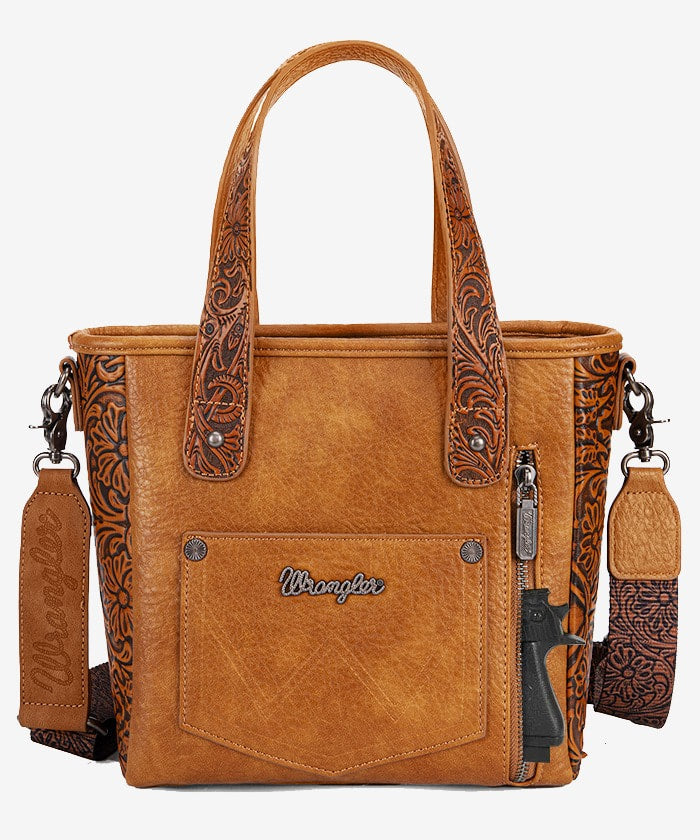The High Brow Cat Wrangler Purse in Cremello - Red Brindle