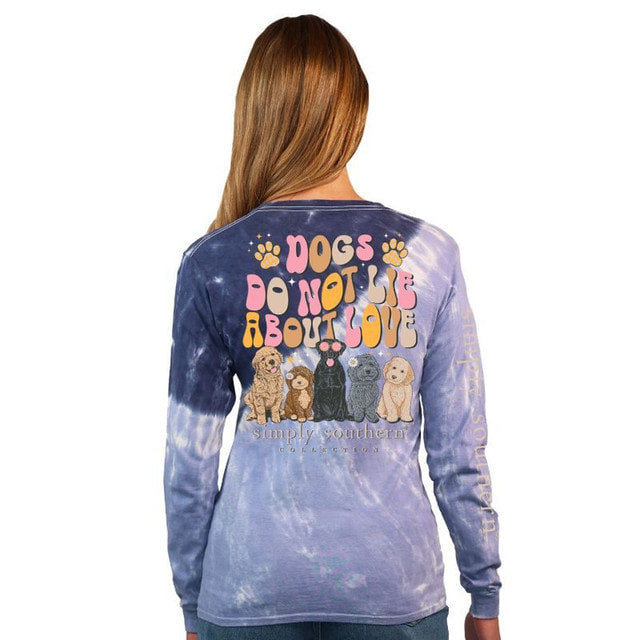 Dogs Don't Lie L/S Tee by Simply Southern
