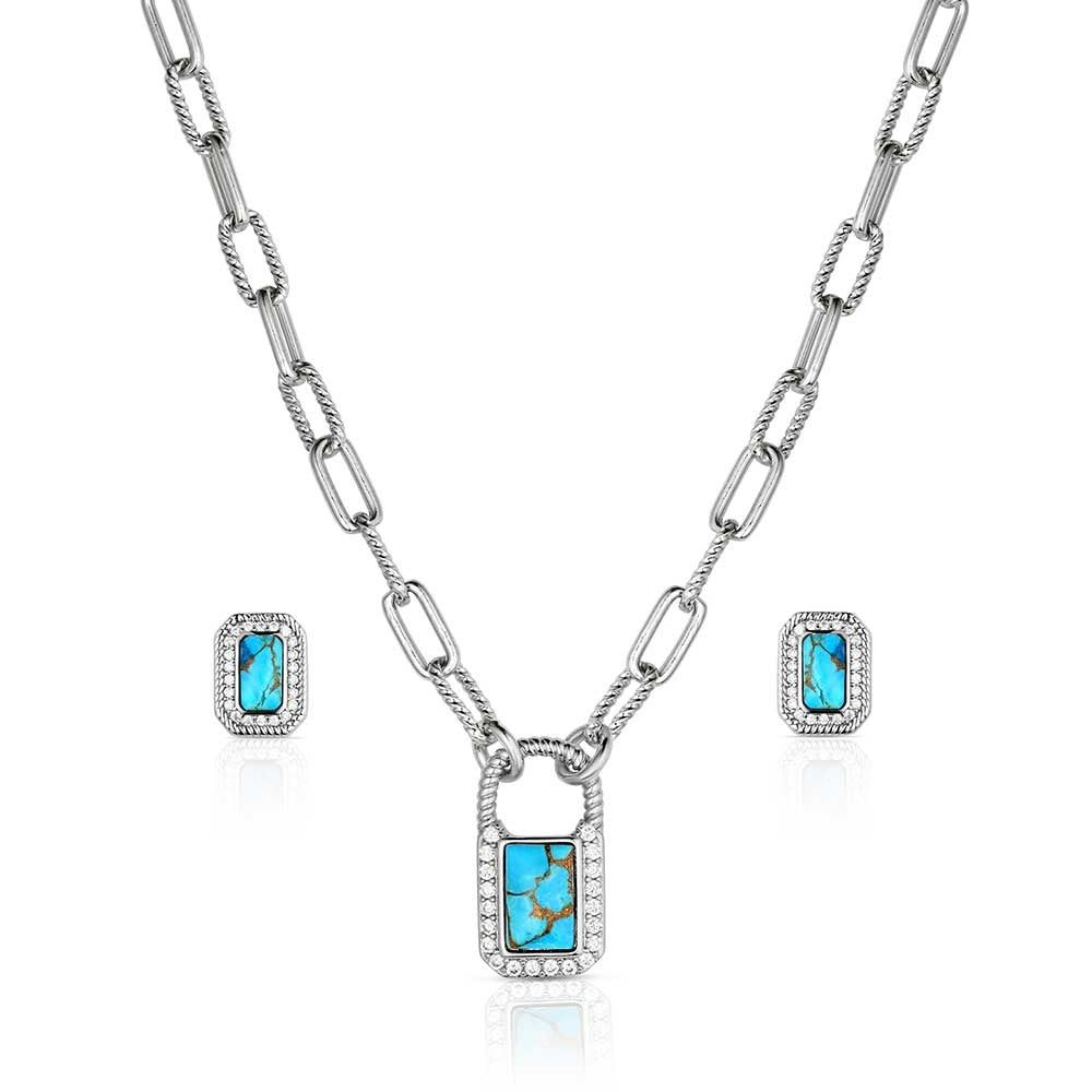 Turquoise Glam Jewelry Set by Montana Silversmiths