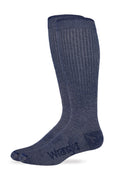 Wrangler Men's Durable Boot Sock - Heathered Navy
