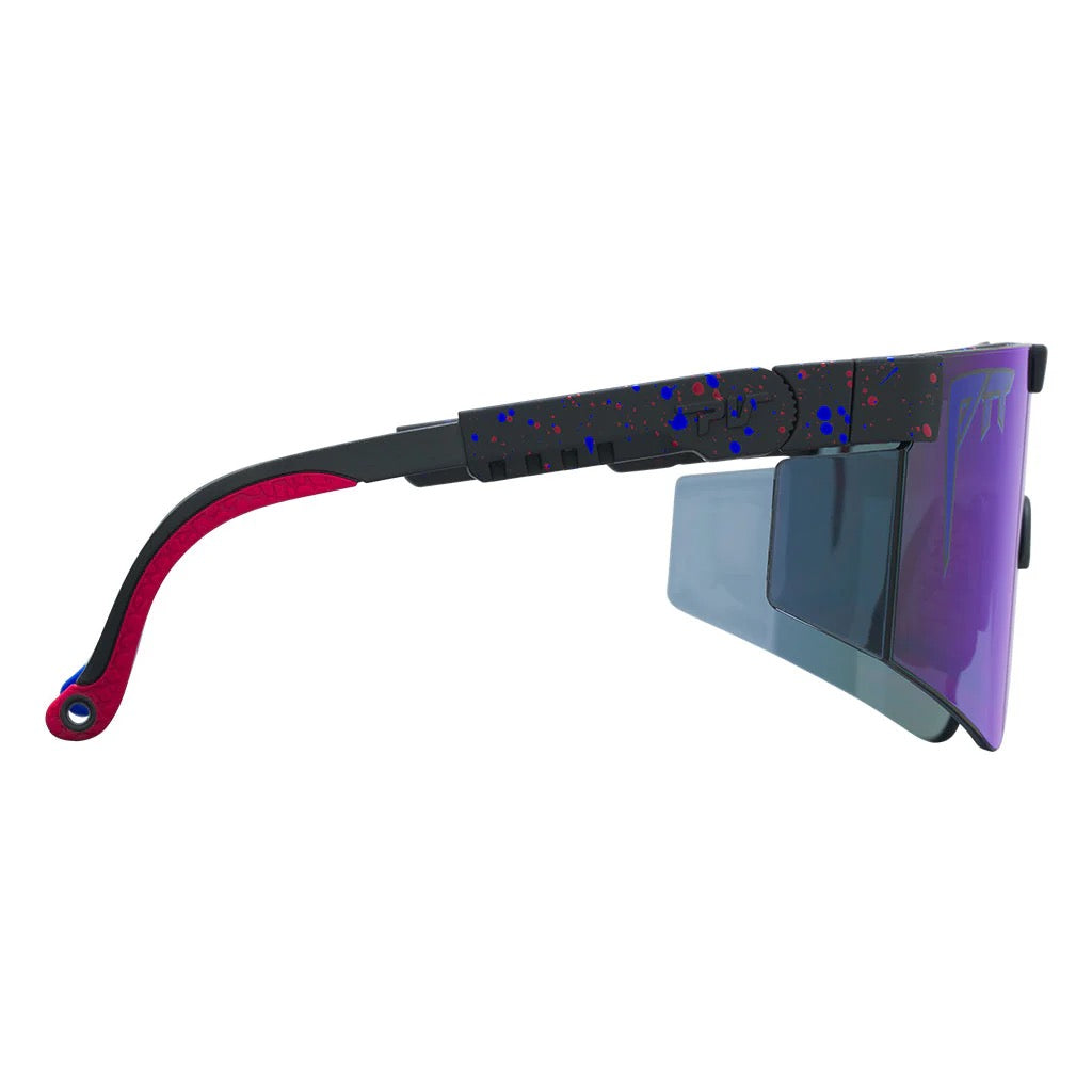 The Original Peacekeeper Polarized Blue Sunglasses by Pit Viper - Double Wide