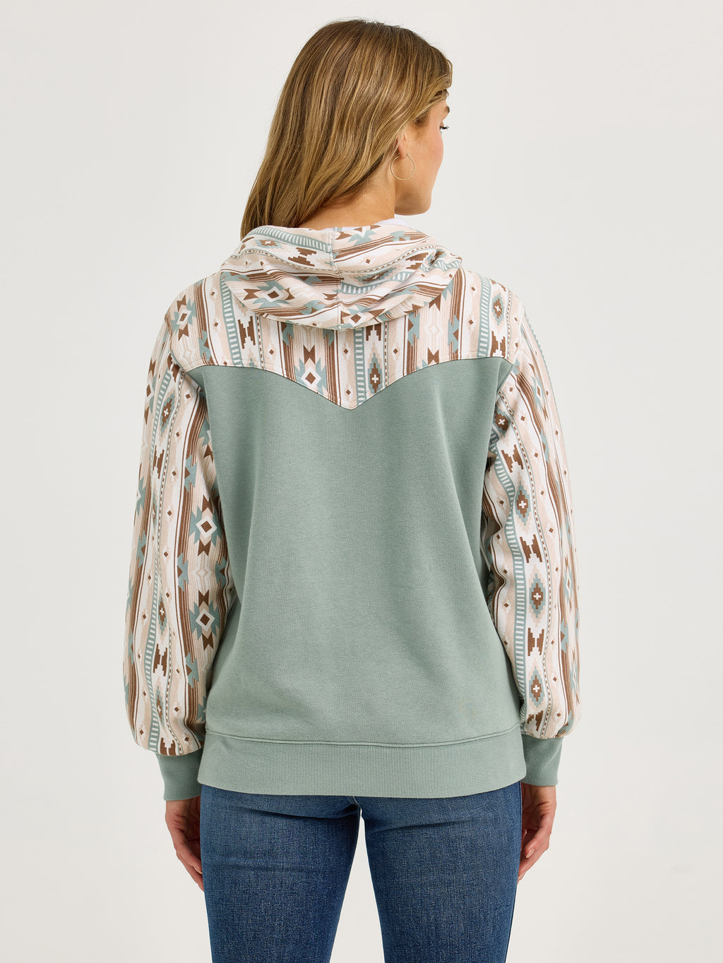 Southwestern Yoke Pullover Hoodie by Wrangler