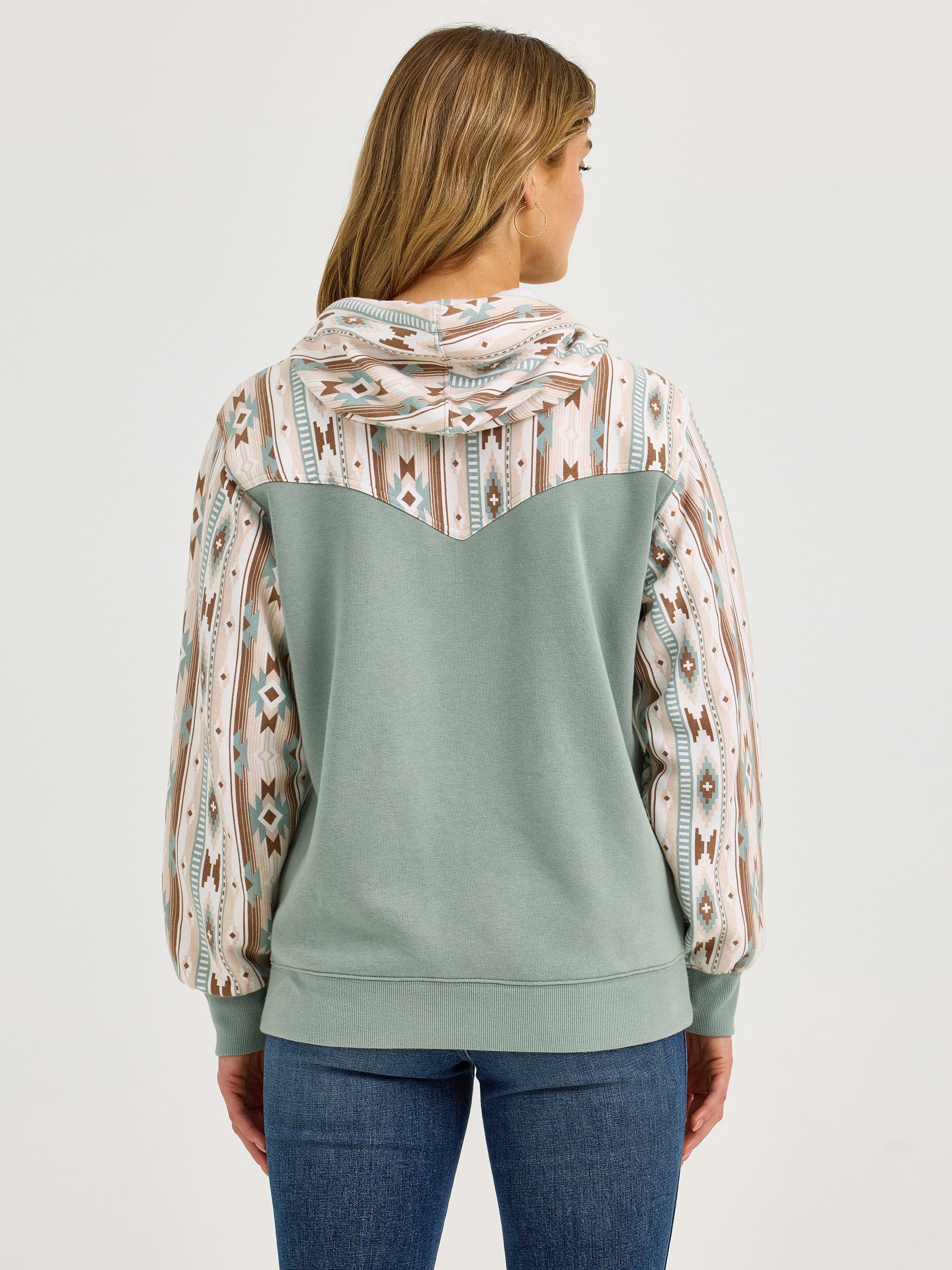 Southwestern Yoke Pullover Hoodie by Wrangler