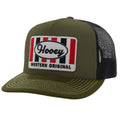 Throw Back Hat by Hooey in Olive/Black