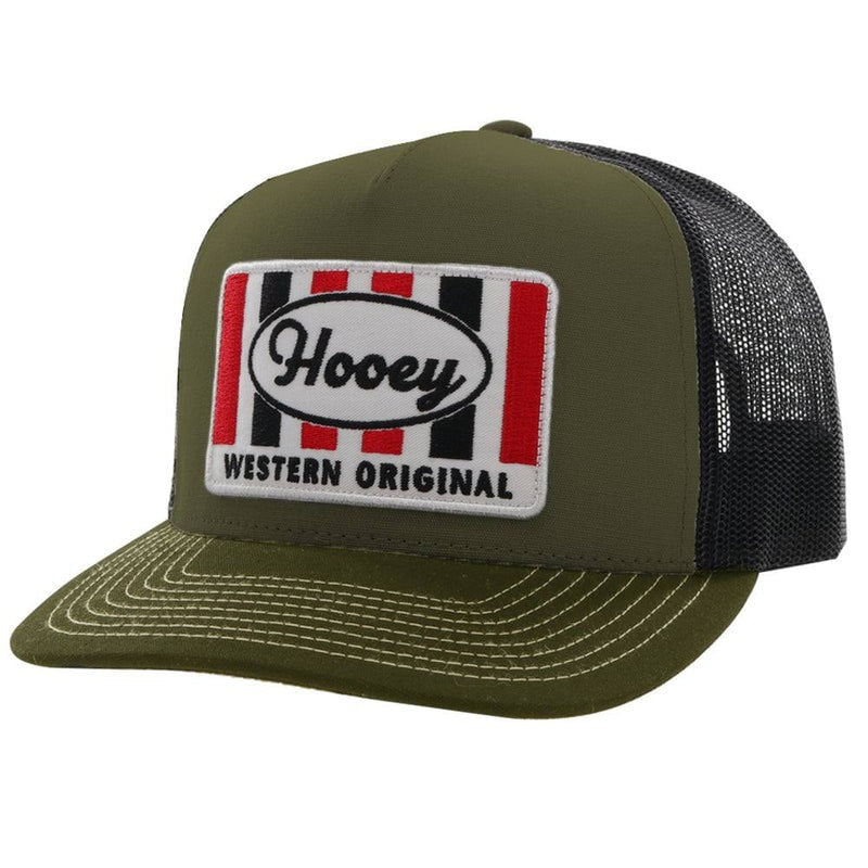 Throw Back Hat by Hooey in Olive/Black