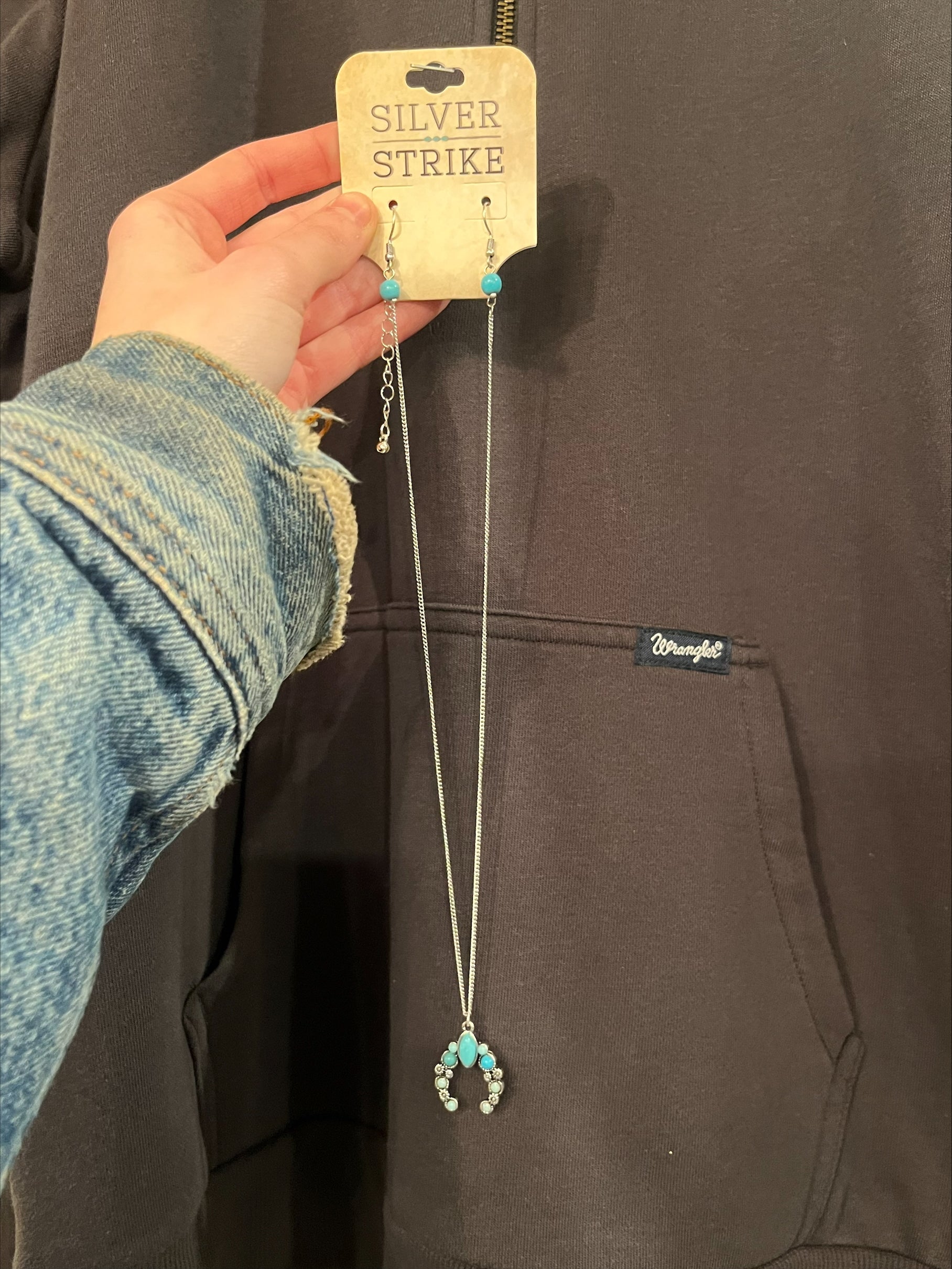 The Macy-Lynn Squash Blossom Necklace and Earring Set