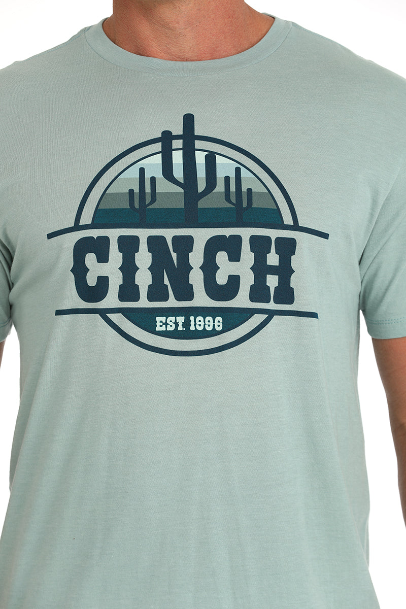 Classy Cactus Tee By Cinch in Green