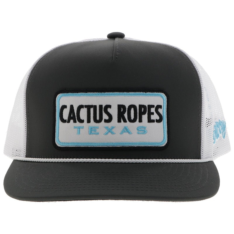 Cactus Ropes Charcoal/White Hat