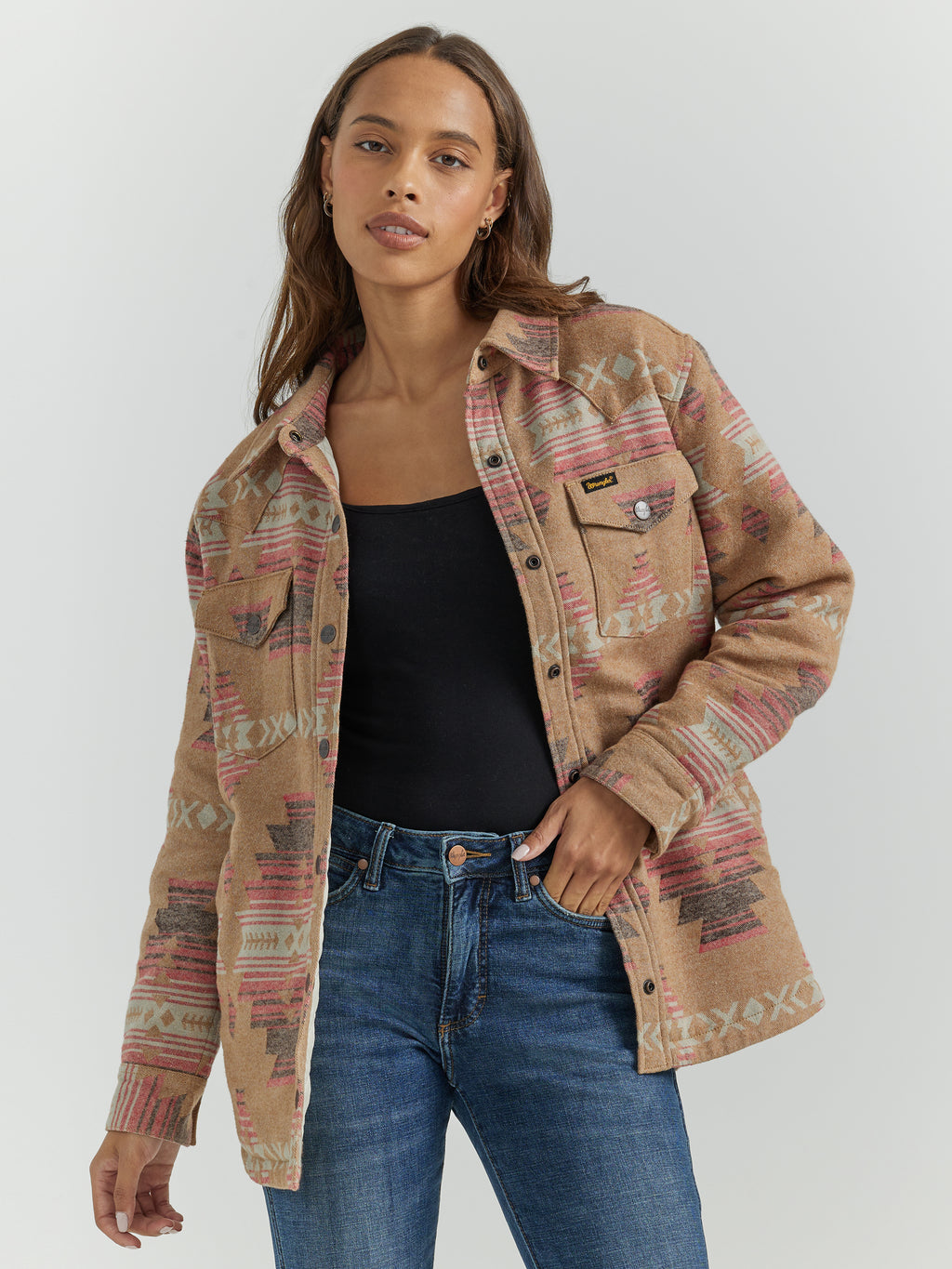 The Desert Rose Shacket by Wrangler