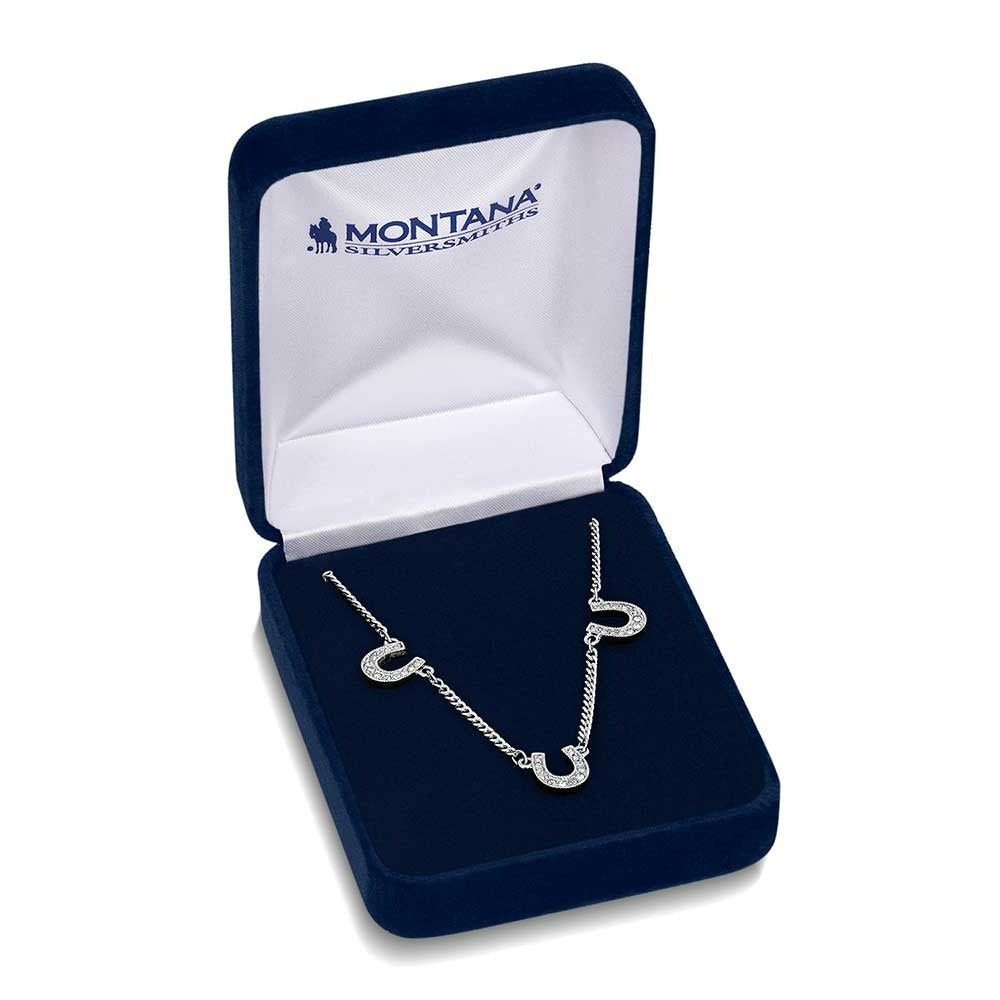 Lucks Coming Around Necklace by Montana Silversmiths