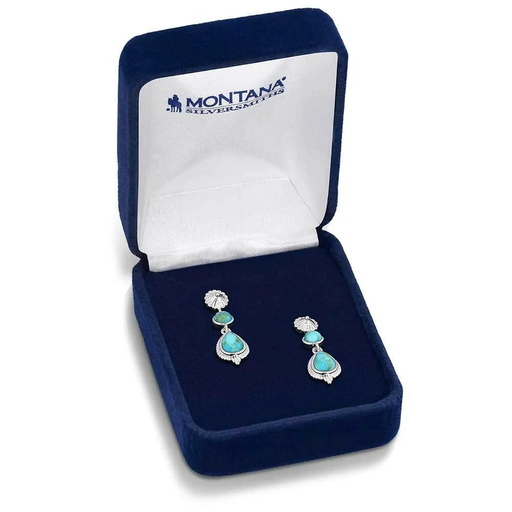 The Desert Bloom Earrings by Montana Silversmiths