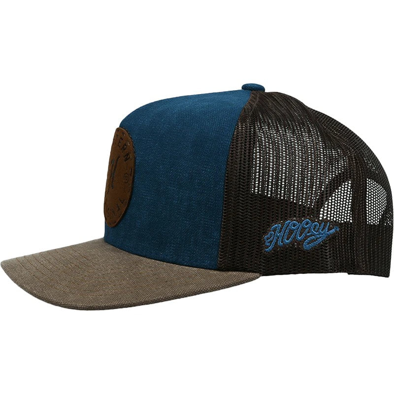 Spur Hooey Trucker Hat - Ocean Blue/Brown